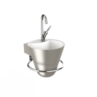 Thumbnail of http://Lave-mains%20Cône%20titane%20mat%20-%20DECOTEC