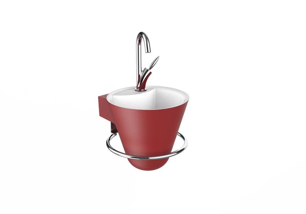 Lave-mains Cône tomette mat - DECOTEC