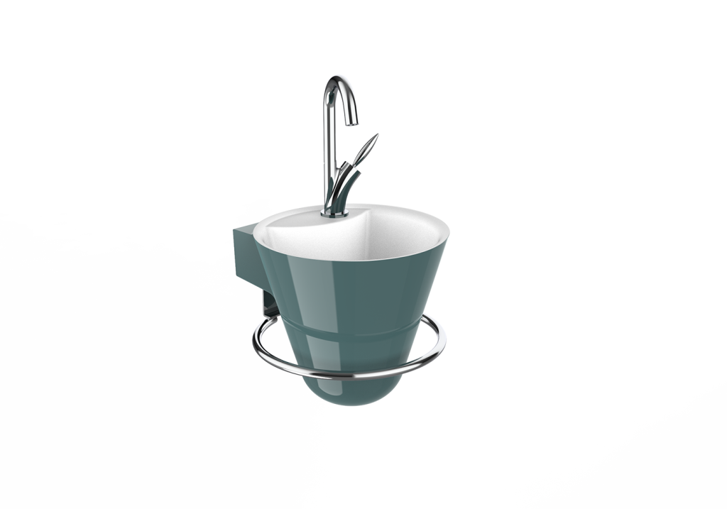 Lave-mains Cône tundra brillant - DECOTEC