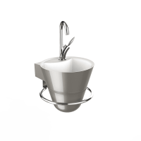 Thumbnail of http://Lave-mains%20Cône%20titane%20brillant%20-%20DECOTEC