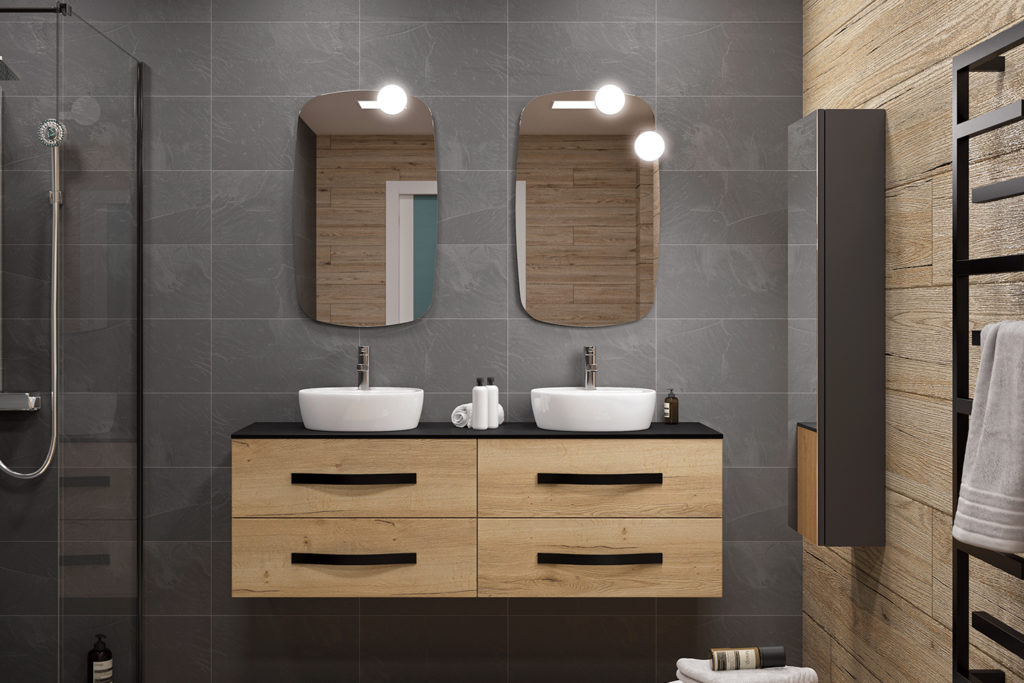 Bento bathroom furniture by DECOTEC