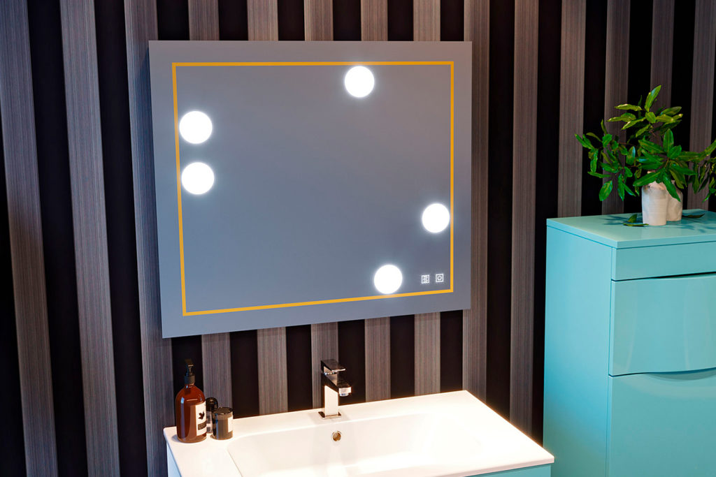 Miroir de salle de bain Tiffany par DECOTEC