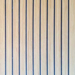 Placage rainuré chêne clair