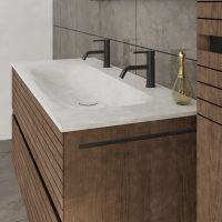 Thumbnail of http://Meuble%20de%20salle%20de%20bain%20Signature%20chêne%20foncé,%20L%20120