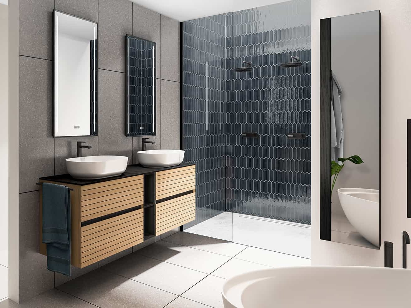 Meuble de salle de bain Signature chêne clair