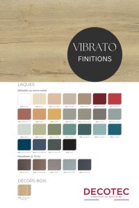 Nuancier laque pour le meuble de salle de bain Vibrato