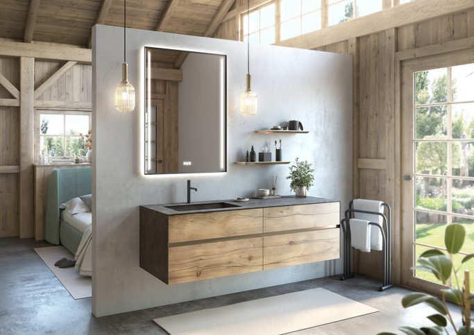 Meuble karma chêne poutre-DECOTEC