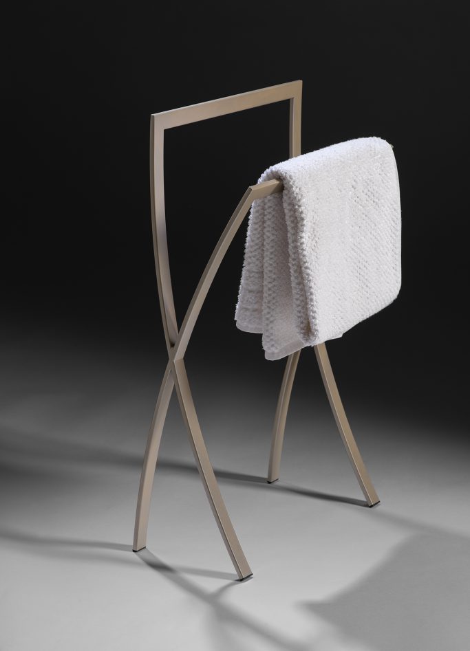 Porte-serviettes Mistral par DECOTEC, nacre