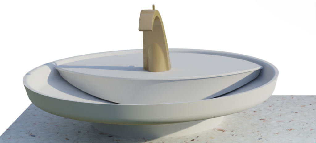 Vasque meuble Jouvence - matériaux recyclés